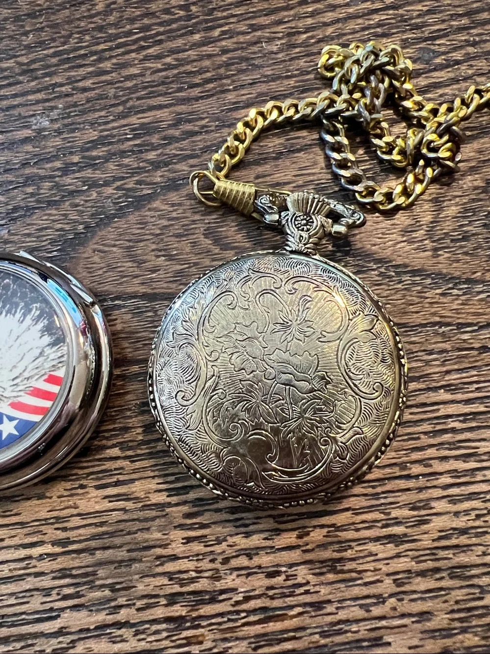 2 Eagle pocket watches